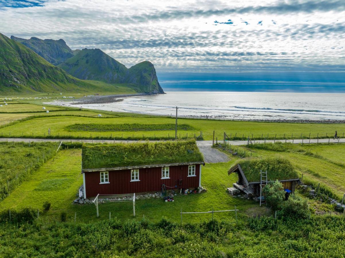 Unstad Cabin With Seaview Unnstad Exterior foto